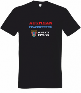 T-Shirts AUSBATT Peacekeeper schwarz