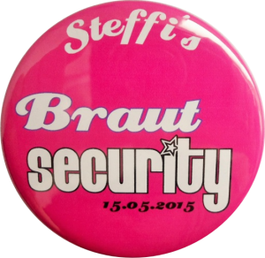 JGA Button Braut security
