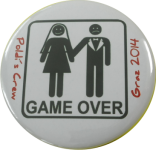 JGA Button Game over white