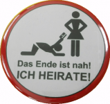 Das Ende ist nah - Button