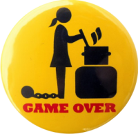 JGA Button Game over gelb