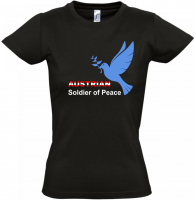 Peacekeeper Shirt Austrian soldier of peace black