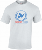 T-Shirt UNDOF AUSBATT white Friedenstaube