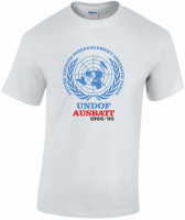 T-shirt UNDOF AUSBATT white UN sign