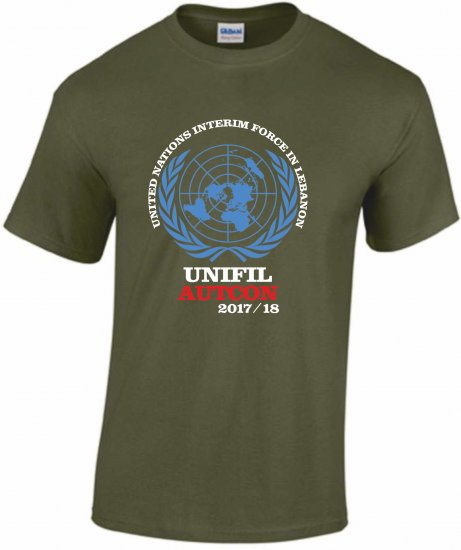 T-Shirt UNIFIL AUTCON military UN sign - zum Schließen ins Bild klicken