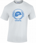 T-Shirt UNIFIL white - blue helmet
