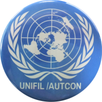 Peacekeeper badge UNIFIL/AUTCON UN-flag