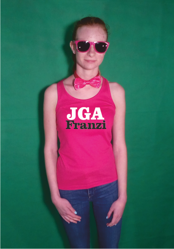 Ladies Tank top pink size S to XXL - Click Image to Close