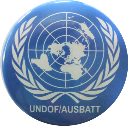 Peacekeeper badge UNDOF/AUSBATT UN-flag - Click Image to Close