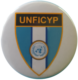 Button Peacekeeper UNFICYP/AUSCON Wappen - zum Schließen ins Bild klicken